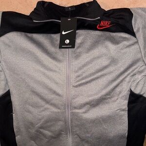 Nike Black Sweatpants with Red Logo